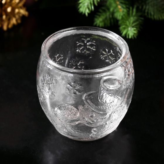 !09 Подсвечник &quot;Лизи&quot; 11 см. новогодний