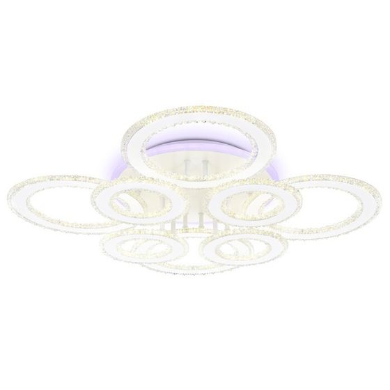 Управляемый потолочный светодиодный светильник Ambrella light, Original, FA8854, 8хLED, 208 Вт, 15600Lum, 3000-6400К, цвет белый