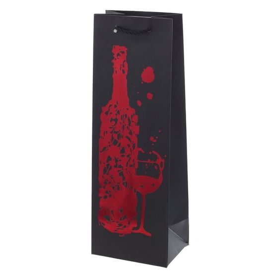 Пакет подарочный (бумага 210г/м2, блок микс 12шт), L12 W9 H35 см, 4в.