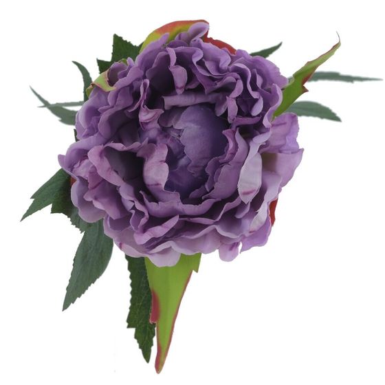 Цветок искусственный &quot;Пион&quot;, L17 W12 H67 см