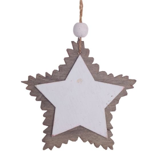 Украшение новогоднее &quot;Сердце/Звезда/Елка&quot;, L10 W0,5 H10 см, 2в.