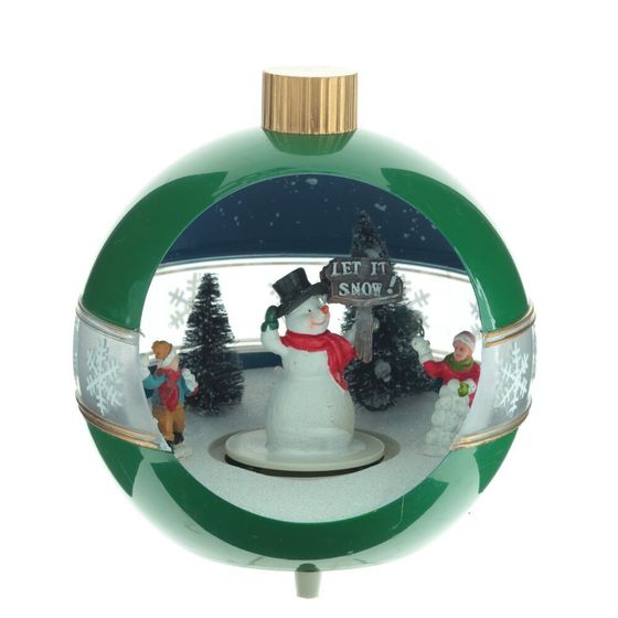 Фигурка декоративная &quot;Рождество&quot; (4 мелодии, подсвет, движ, 3xAA н/п, +USB), L17 W15 H1