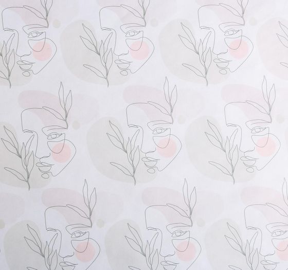 !09 Бумага крафт (набор 4 листа) «Силуэты» 50 × 70 см.