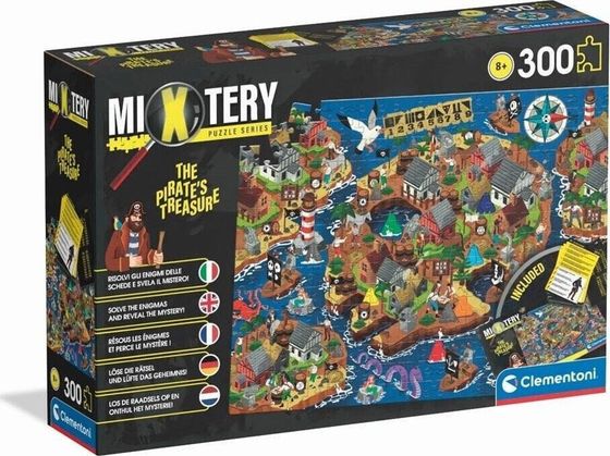 Clementoni Puzzle 300 Mixtery The Pirate&#39;s Treasure