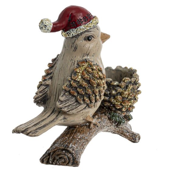 Фигурка декоративная &quot;Птичка&quot;, L16 W6,5 H15 см, 2в.