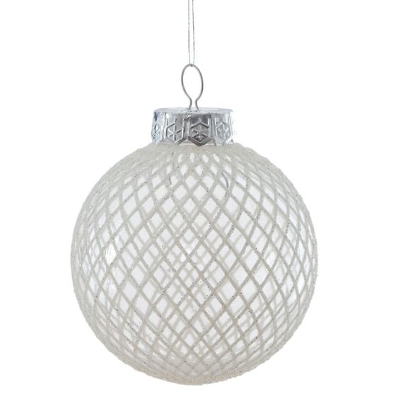 Набор из 9шт Украшение новогоднее "Шар", D8см, L24,6 W8 H24,6см