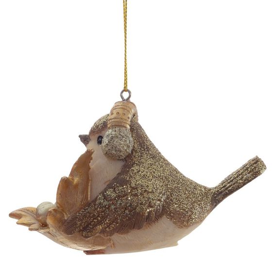Изделие декоративное подвесное &quot;Птичка&quot;, L7 W8 H8 см, 3в.