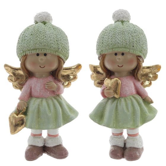 Фигурка декоративная &quot;Ангел&quot;,  L5,5 W4,5 H11 см, 2в.