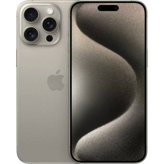 Смартфон Apple iPhone 15 Pro Max 8Gb/256GB натуральный титан (MU6R3J/A)