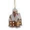 Фигурка декоративная подвесная "Домик" (подсветка, 2xLR44), L8 W5,5 H10,5 см, 2в.