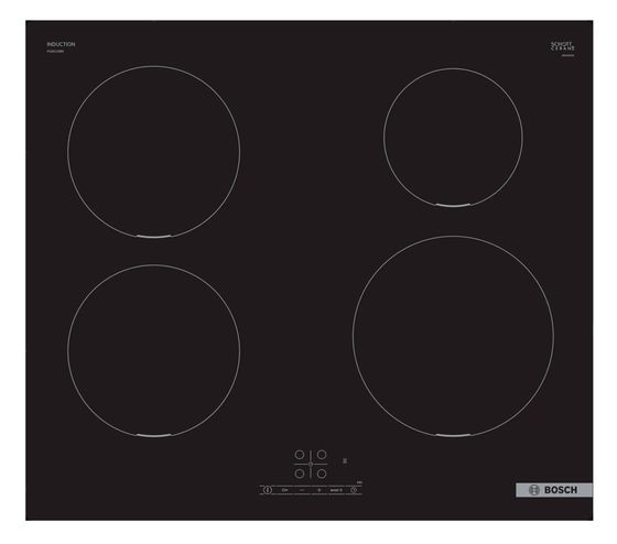 Индукционная варочная панель Bosch Serie 4 PUE611BB5E черный