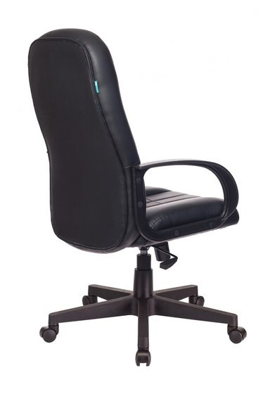 Кресло руководителя Бюрократ T-898 черный Leather Black эко.кожа крестов. пластик