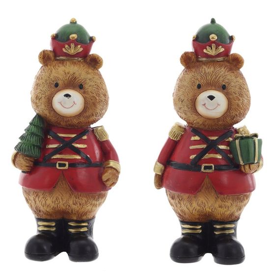 Фигурка декоративная &quot;Медвежонок&quot;,  L6 W5,5 H13,5 см, 2в.