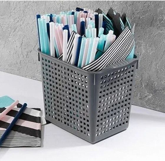 Корзинка ЛОФТ 2.8л 200х135х165мм серая