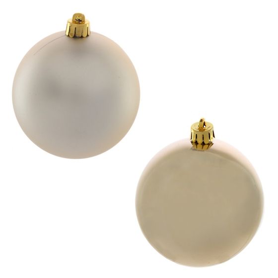 Набор из 4шт Украшение новогоднее "Шар", D 8 см, L15,5 W8 H15,5 см