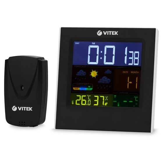 Метеостанция Vitek VT-6411 черный