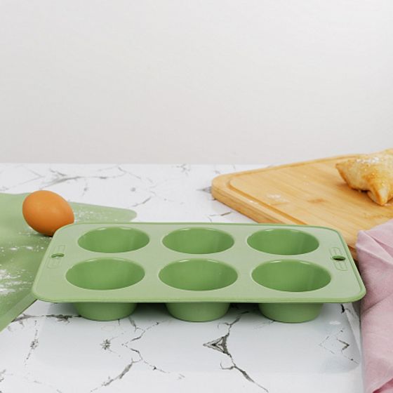 Форма для маффинов OLIVE 6 ячеек