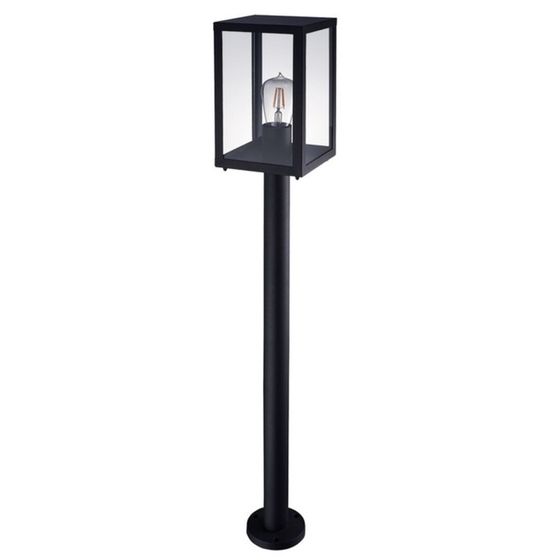 Светильник ландшафтный Arte Lamp Belfast A4569PA-1BK, E27, 60 Вт, 15х15х100 см, чёрный