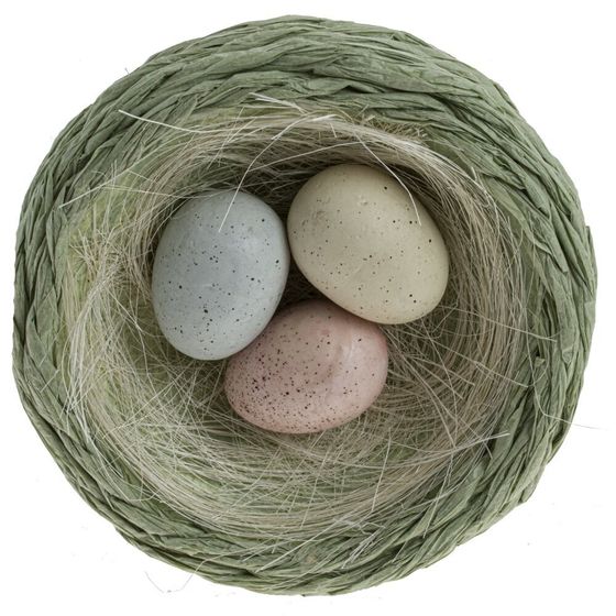 Изделие декоративное &quot;Гнездо&quot;, Д16 Ш16 В8 см