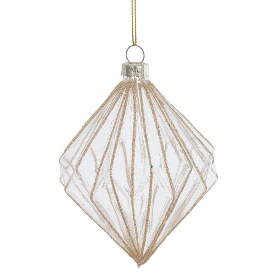 Украшение новогоднее "Ромб", L8 W8 H12 см