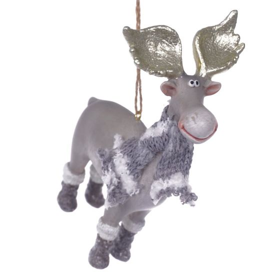 Фигурка декоративная подвесная &quot;Олень&quot;, L8 W4,5 H13 см