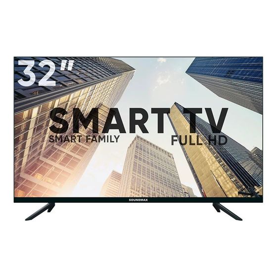 Телевизор LED 32&quot; Soundmax SM-LED32M16S черный SmartTV безрамочный