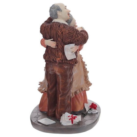 Фигурка декоративная &quot;Бабушка с дедушкой&quot;, Д15 Ш11,5 В21 см