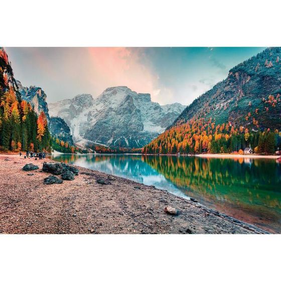 Фотосетка, 300 × 200 см, с фотопечатью, люверсы шаг 1 м, «Горы», Greengo