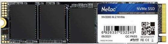 Накопитель SSD 256Gb Netac PCI-E 3.0 x4 M.2 2280 NT01NV2000-256-E4X NV2000