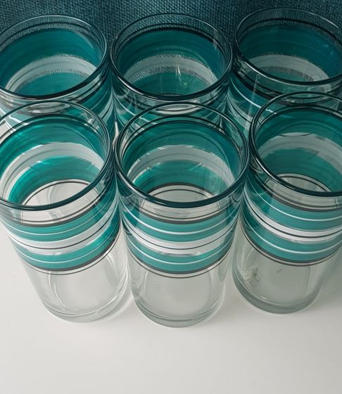 !09 Набор питьевой "Изумрудный" - Стакан 6 штук (250 мл.)