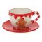 Чашка с блюдцем,, 250 мл, L15 W14,5 H8 см