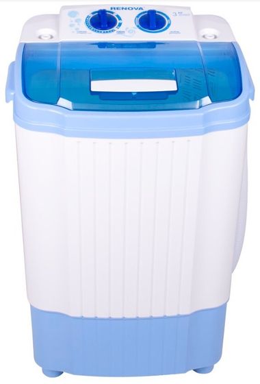 Стиральная машина Renova WS-30ET белый/голубой, 3кг