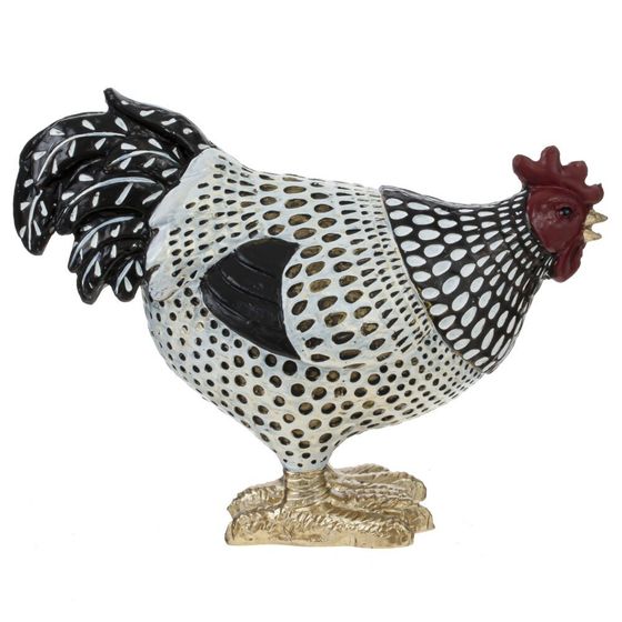 Фигурка декоративная &quot;Петух&quot;/&quot;Курица&quot;, L13 W5,5 H15 см, 2в.