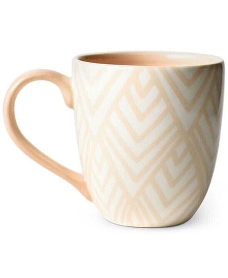 by Laura Johnson Blush Layered Diamond Mug