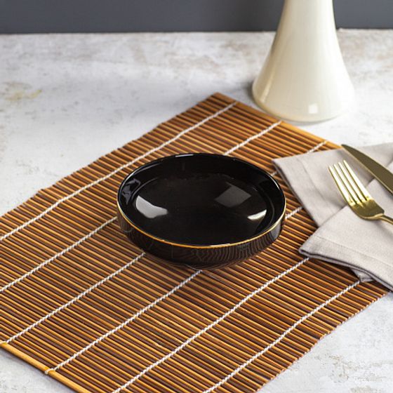 Тарелка суповая BLACK GOLD 19см