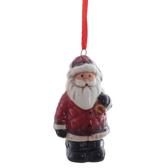 Украшение новогоднее &quot;Снеговик/Дед Мороз&quot;, L5,5 W4 H8,5 см, 6в.