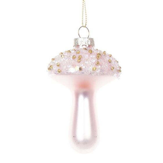 Украшение новогоднее "Гриб", L5,5 W5,5 H10 см