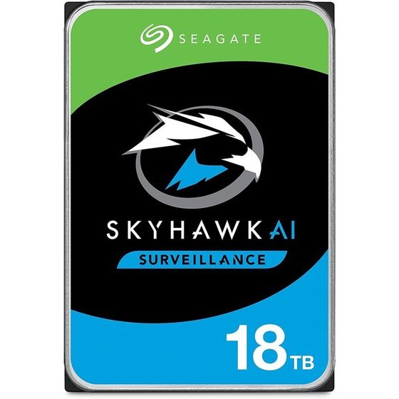 Жесткий диск Seagate SATA-III 18TB ST18000VE002 Surveillance SkyHawkAI (7200rpm) 256Mb 3.5&quot;   102933