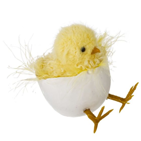 Изделие декоративное подвесное &quot;Цыпленок&quot; (блок 6шт), L7 W5 H7 см, 3в.