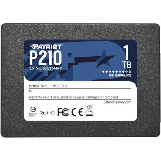 Накопитель SSD Patriot SATA III 1TB P210S1TB25 P210 2.5&quot;