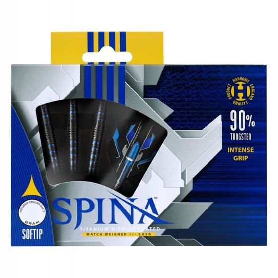 Darts Harrows Spina Black 90% Softip HS-TNK-000013753