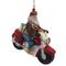 Украшение новогоднее "Дед Мороз на байке", L12 W5,5 H11,5 см