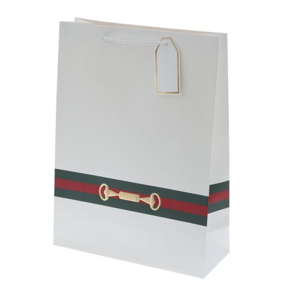 Пакет подарочный (бумага 210г/м2, блок 12шт), L31 W12 H40 см, 4в.