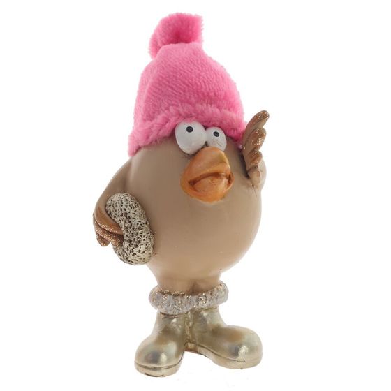 Фигурка декоративная &quot;Птичка&quot;, L9 W5,5 H10,5 см, 2в.