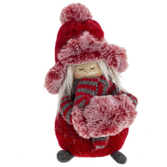 Игрушка набивная &quot;Девочка&quot;, L12 W14 H23 см, 2в.