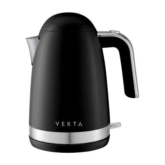 Чайник электрический Vekta KMC-1508 1,5л 2200Вт черный/серебристый