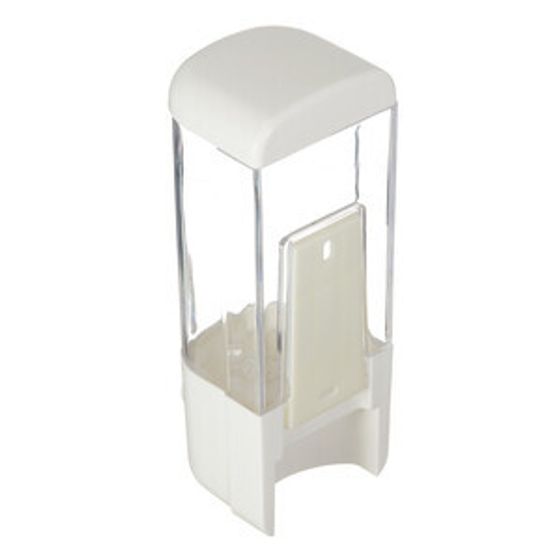 !09 Диспенсер для жидкого мыла 500 мл. пластик белый