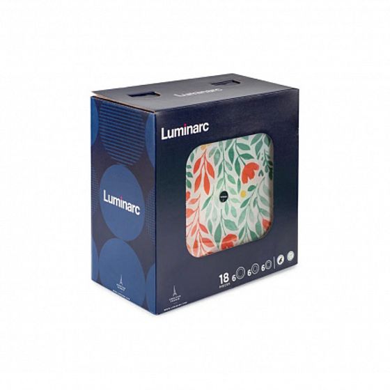 Набор столовый ALVIS RED 18пр