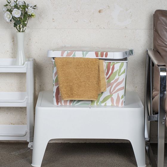 Коробка декоративная DECO&#39;S STOCKHOLM L modern leaves 22л