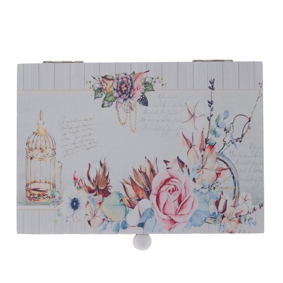 Шкатулка для украшений музыкальная, Д17 Ш12 В13 см